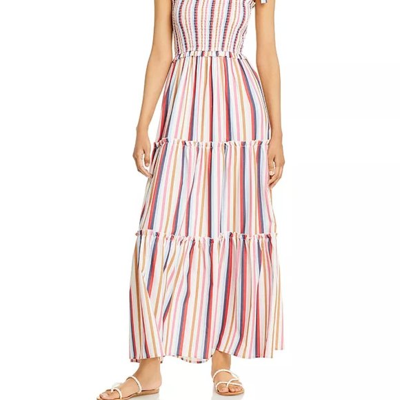 FORE Smocked Maxi Dress, Size S, New With Tag - Picture 2 of 2